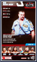 Big Boss Man (Blue Shirt) from WWE Elite Collection - Series  90 manufactured by Mattel [Back]