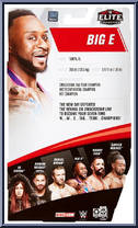 Big E from WWE Elite Collection - Series  79 manufactured by Mattel [Back]