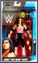 Bret "Hit Man" Hart (Pink Shirt) (Chase) from WWE Elite Collection - Series  94 manufactured by Mattel [Front]