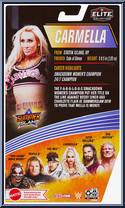 Carmella from WWE Elite Collection - Series  86 manufactured by Mattel [Back]