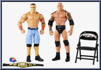 John Cena vs Batista (Battle Pack) from WWE Elite Collection - Hall of Champions manufactured by Mattel [Loose]