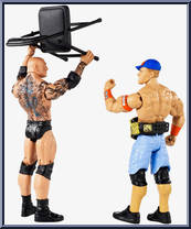 John Cena vs Batista (Battle Pack) from WWE Elite Collection - Hall of Champions manufactured by Mattel [Loose]