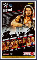 Diesel from WWE Elite Collection - From the WWE Vault - Series 2 manufactured by Mattel [Back]