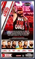 Jimmy Uso (Black Pants) from WWE Elite Collection - Series 114 manufactured by Mattel [Back]