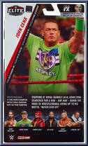 John Cena from WWE Elite Collection - Series  64 manufactured by Mattel [Back]