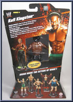 Kofi Kingston from WWE Elite Collection - Series   4 manufactured by Mattel [Back]