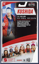 Kushida from WWE Elite Collection - Series  88 manufactured by Mattel [Back]