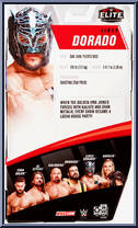 Lince Dorado from WWE Elite Collection - Series  74 manufactured by Mattel [Back]