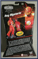 Rey Mysterio from WWE Elite Collection - Exclusives manufactured by Mattel [Back]