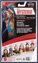 Rey Mysterio from WWE Elite Collection - Series  88 manufactured by Mattel [Back]
