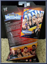 Rock (Road to WrestleMania) from WWE Elite Collection - Exclusives manufactured by Mattel [Back]