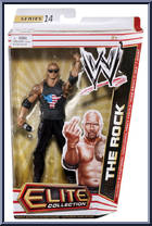 Rock from WWE Elite Collection - Series  14 manufactured by Mattel [Front]