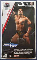 Rock from WWE Elite Collection - Exclusives manufactured by Mattel [Back]