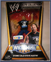 Stone Cold Steve Austin (Wrestlemania 27 (XXVII)) from WWE Elite Collection - Exclusives manufactured by Mattel [Front]