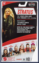 Trish Stratus (White Hat) (Chase) from WWE Elite Collection - Series  88 manufactured by Mattel [Back]