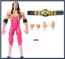 Bret "Hit Man" Hart from WWE Elite Collection - Legends - Series 25 manufactured by Mattel [Loose]