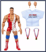 Kurt Angle from WWE Elite Collection - Legends - Series 24 manufactured by Mattel [Loose]