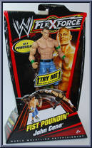 John Cena from WWE Flex Force - Red Card manufactured by Mattel [Front]
