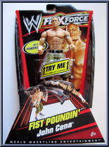 John Cena from WWE Flex Force - Red Card manufactured by Mattel [Front]