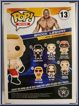 Brock Lesnar from WWE - Pop! Vinyl Figures manufactured by Funko [Back]