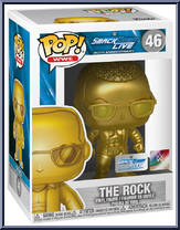 Rock (Gold) from WWE - Pop! Vinyl Figures manufactured by Funko [Front]