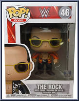 Rock (Orange Shirt) from WWE - Pop! Vinyl Figures manufactured by Funko [Front]