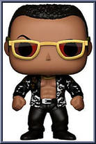Rock (Black Shirt) from WWE - Pop! Vinyl Figures manufactured by Funko [Loose]