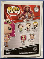 Sasha Banks from WWE - Pop! Vinyl Figures manufactured by Funko [Back]