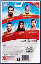 Io Shirai from WWE - Series 124 manufactured by Mattel [Back]