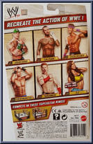 Zack Ryder from WWE - Series  24 manufactured by Mattel [Back]
