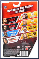 Rock (T-Shirt) (Flashback) from WWE - Series  70 manufactured by Mattel [Back]