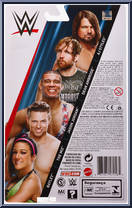AJ Styles from WWE - Series  87 manufactured by Mattel [Back]