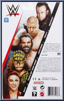 Bayley from WWE - Series  93 manufactured by Mattel [Back]
