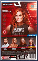 Becky Lynch from WWE - Series 134 manufactured by Mattel [Back]
