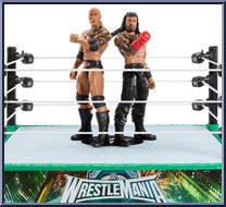 Bloodline Rules Ring (Rock / Roman Reigns) from WWE - Box Sets manufactured by Mattel [Loose]