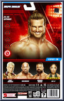 Dolph Ziggler (Blue) (Chase) from WWE - Series 136 manufactured by Mattel [Back]
