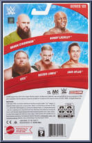 Jake Atlas from WWE - Series 123 manufactured by Mattel [Back]