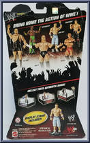 John Cena (Championship Belt) from WWE - Series   1 manufactured by Mattel [Back]