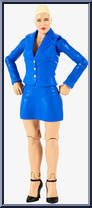 Lana from WWE - Series  58 manufactured by Mattel [Loose]