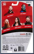Nikki Cross (Gray Pants) (Chase) from WWE - Series 111 manufactured by Mattel [Back]