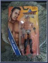 Rock from WWE - SummerSlam - Series 4 manufactured by Mattel [Front]