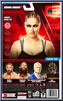 Ronda Rousey from WWE - Series 140 manufactured by Mattel [Back]