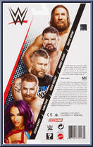 Sasha Banks from WWE - Series  96 manufactured by Mattel [Back]