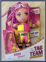 Sasha Banks from WWE - Tag Team Superstars manufactured by Mattel [Front]