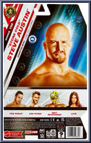 Stone Cold Steve Austin from WWE - Series 150 manufactured by Mattel [Back]