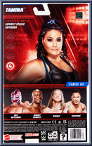 Tamina from WWE - Series 132 manufactured by Mattel [Back]