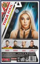 Thea Hall (Black Top) from WWE - Series 151 manufactured by Mattel [Back]