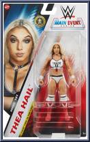 Thea Hall (White Top) from WWE - Series 151 manufactured by Mattel [Front]