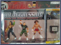 Jeff Hardy / John Cena / Carlito from WWE Micro Aggression - Series  3 manufactured by Jakks Pacific [Front]