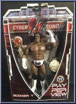 Booker T from WWE Pay Per View - Series 14 - Cyber Sunday manufactured by Jakks Pacific [Front]
